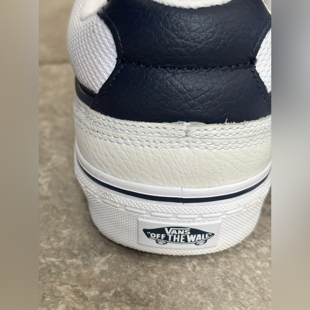 Vans off the Wall Navy Blue and White Old Skool Sneakers Size 12 - Picture 5 of 12
